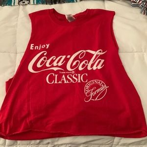 Coca Cola Muscle Tee Tank Top Size M
